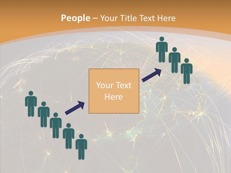 Globe Navigate Communication PowerPoint Template