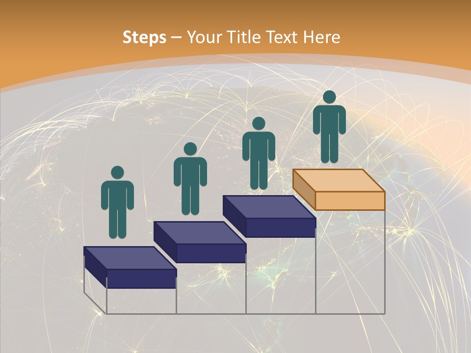 Globe Navigate Communication PowerPoint Template
