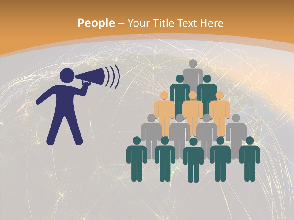 Globe Navigate Communication PowerPoint Template