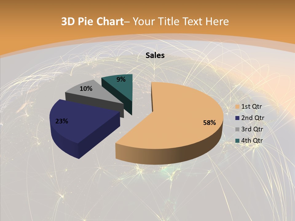 Globe Navigate Communication PowerPoint Template