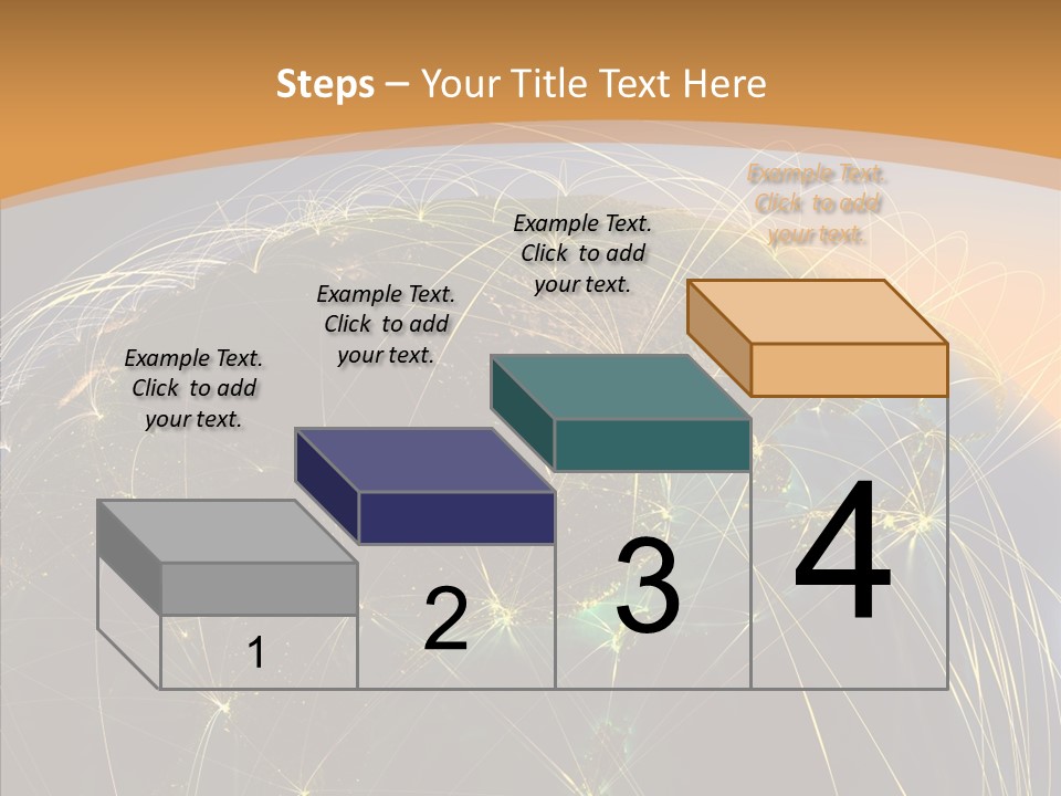 Globe Navigate Communication PowerPoint Template