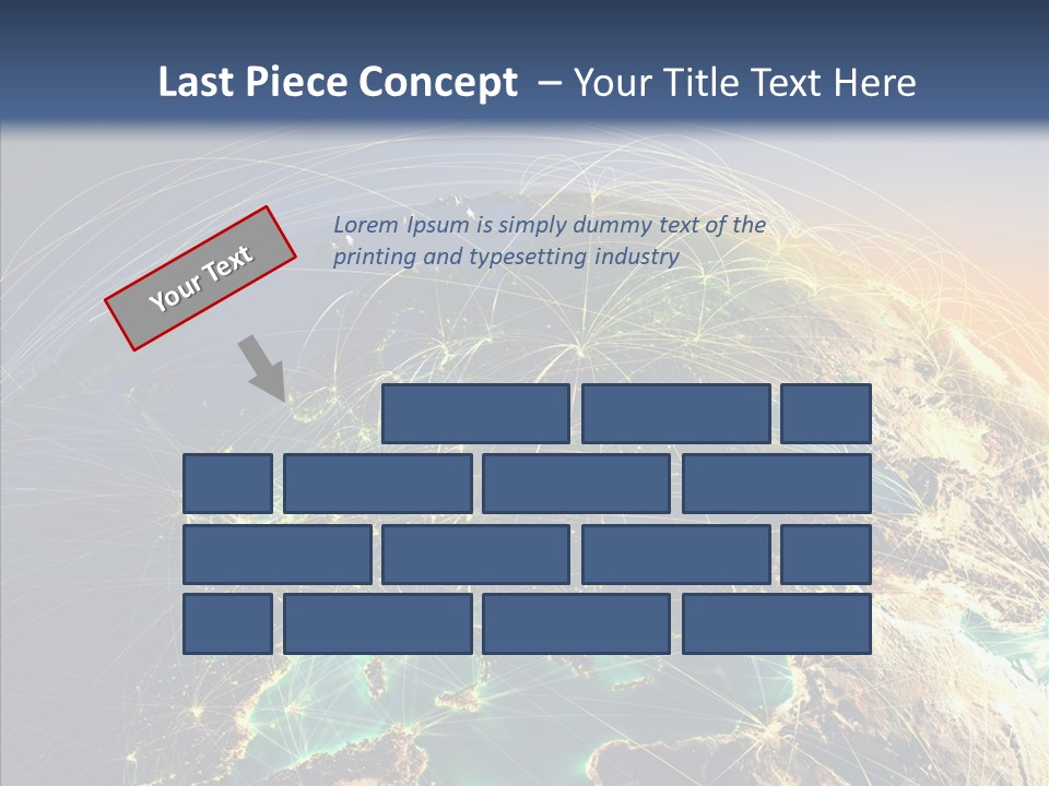 Continent Net Geography PowerPoint Template
