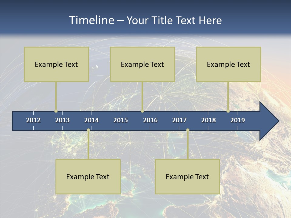Continent Net Geography PowerPoint Template