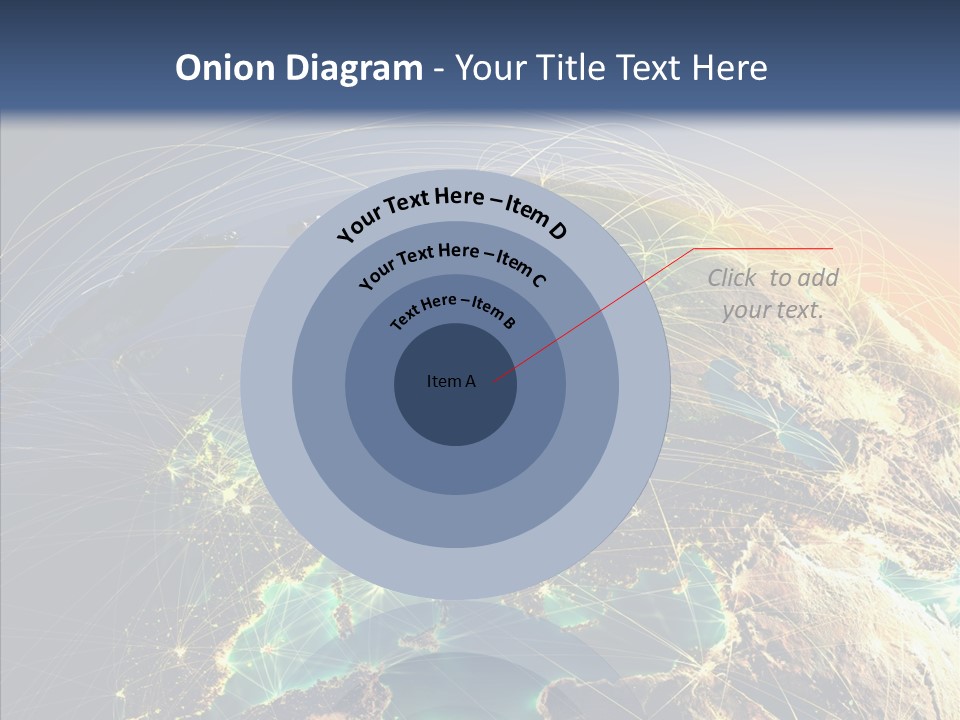 Continent Net Geography PowerPoint Template