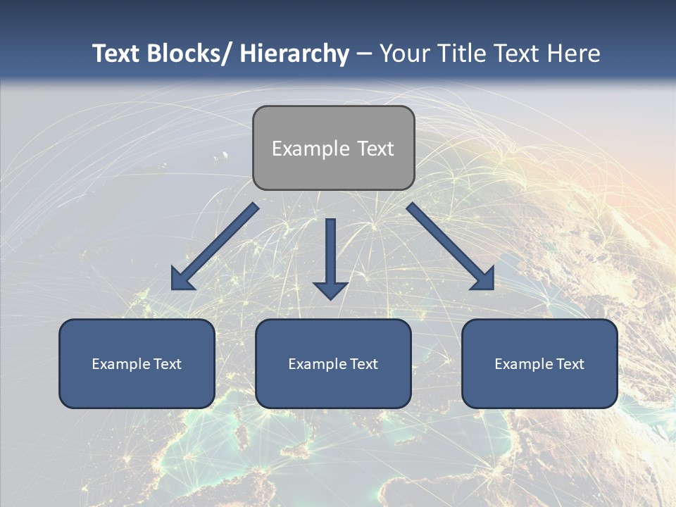 Continent Net Geography PowerPoint Template