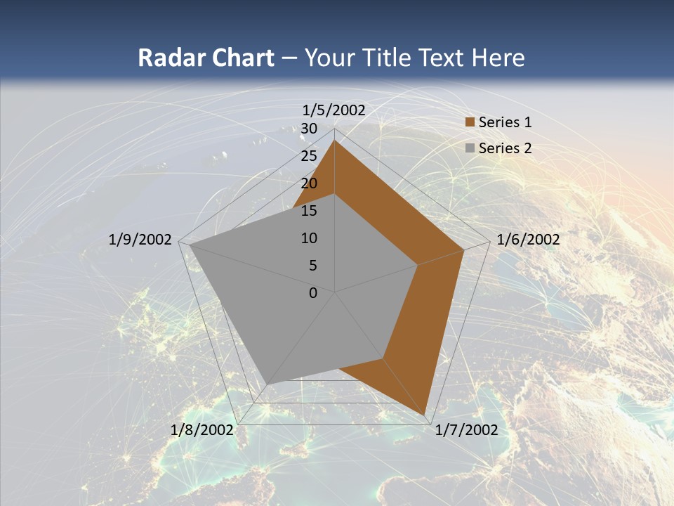 Continent Net Geography PowerPoint Template