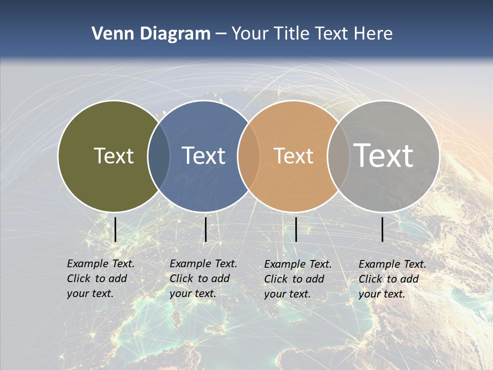 Continent Net Geography PowerPoint Template