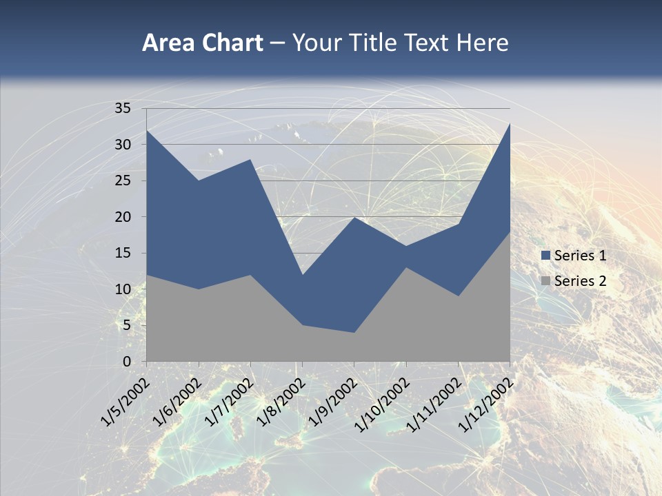 Continent Net Geography PowerPoint Template