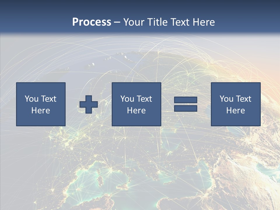 Continent Net Geography PowerPoint Template
