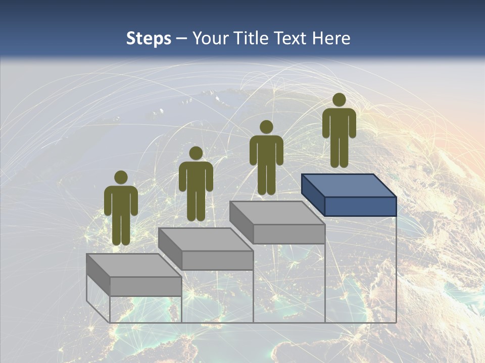 Continent Net Geography PowerPoint Template