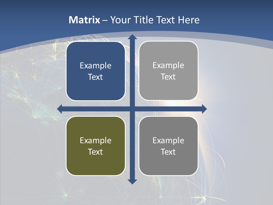 Navigate Connection Space PowerPoint Template