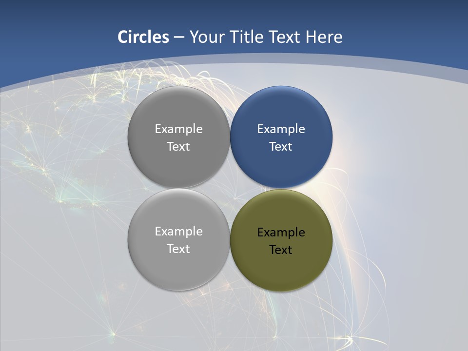 Navigate Connection Space PowerPoint Template