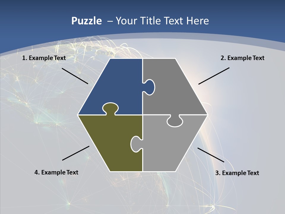 Navigate Connection Space PowerPoint Template
