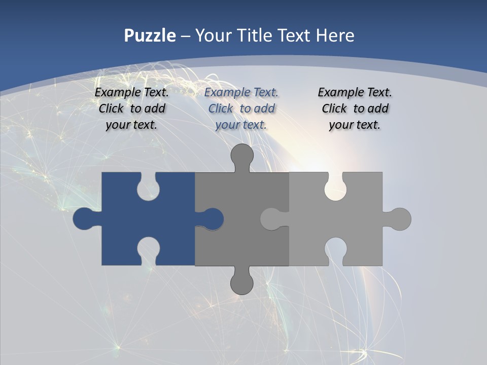 Navigate Connection Space PowerPoint Template