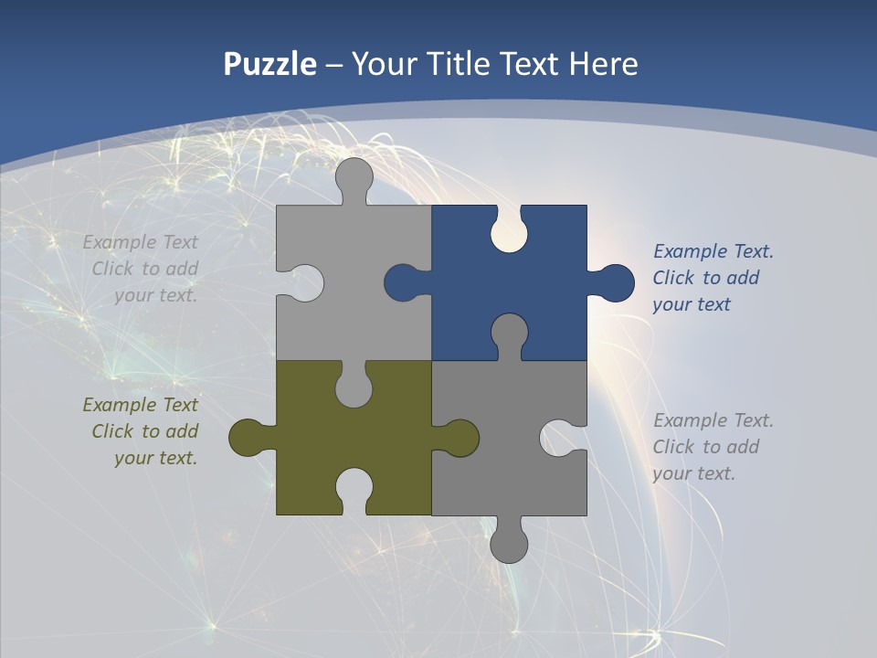 Navigate Connection Space PowerPoint Template