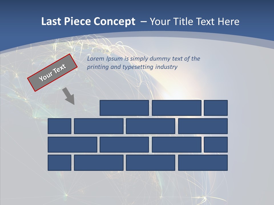 Navigate Connection Space PowerPoint Template