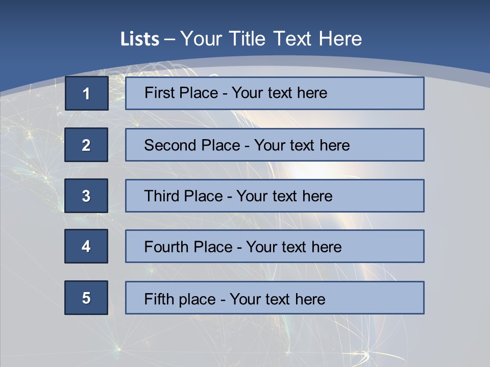 Navigate Connection Space PowerPoint Template
