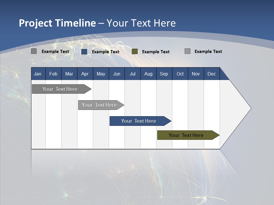 Navigate Connection Space PowerPoint Template