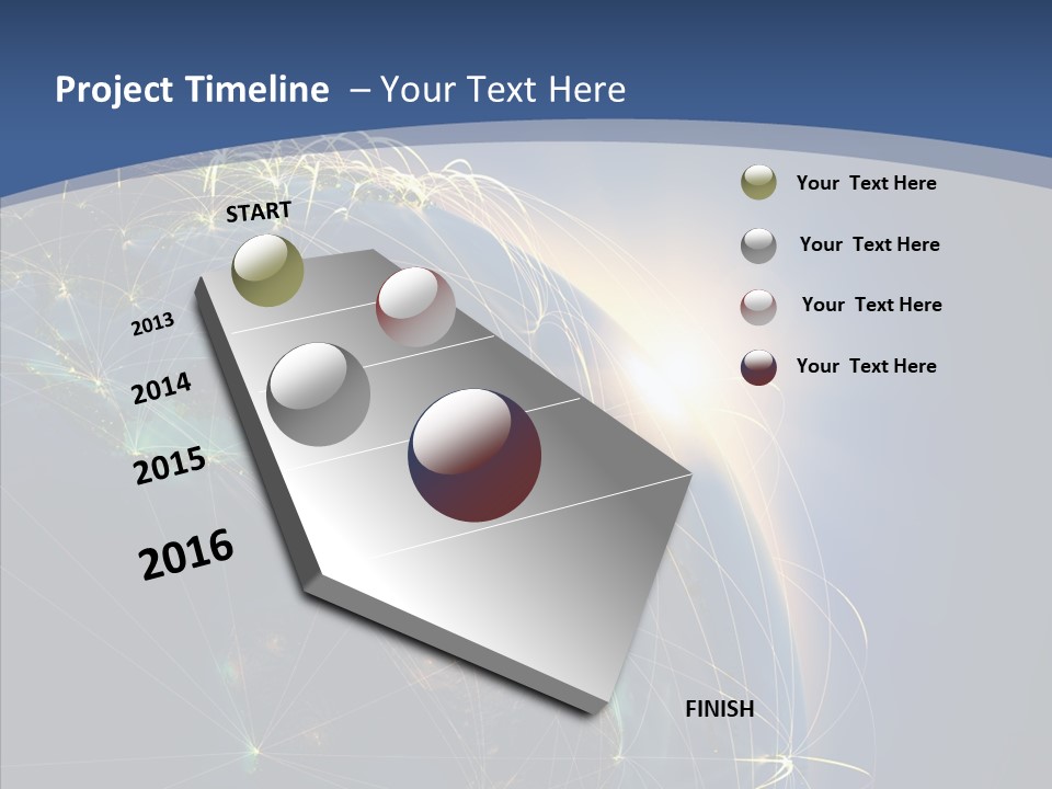 Navigate Connection Space PowerPoint Template