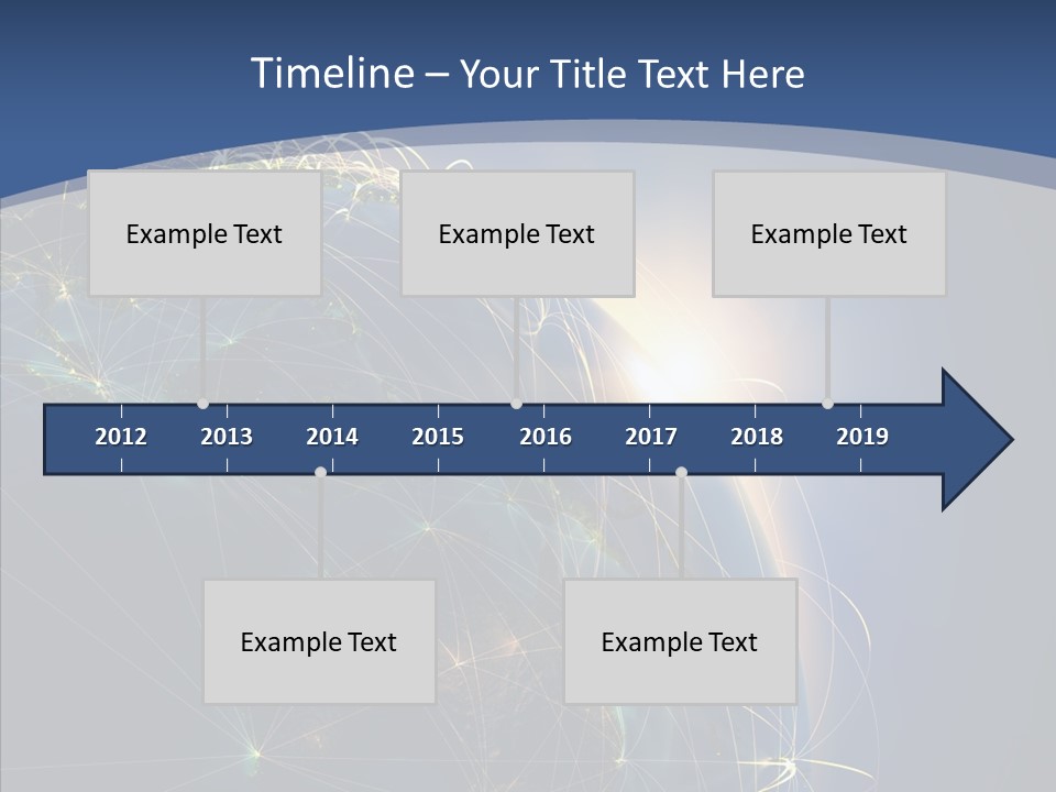 Navigate Connection Space PowerPoint Template