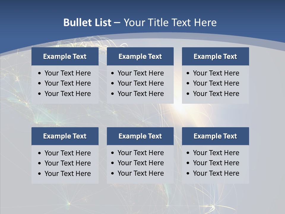 Navigate Connection Space PowerPoint Template