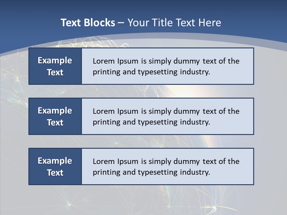 Navigate Connection Space PowerPoint Template