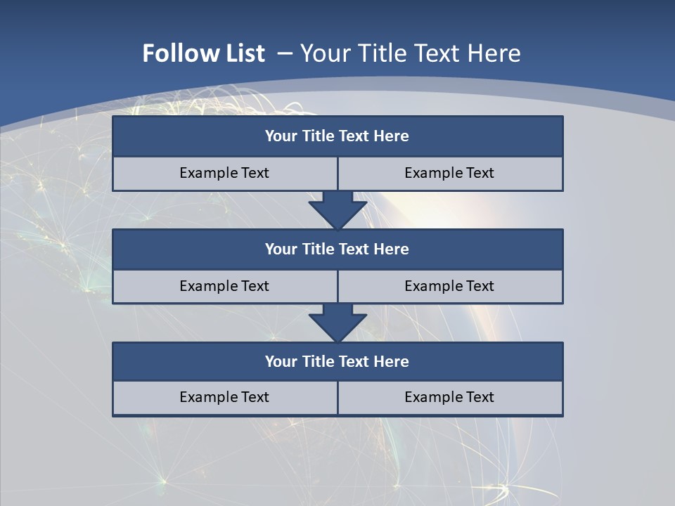 Navigate Connection Space PowerPoint Template