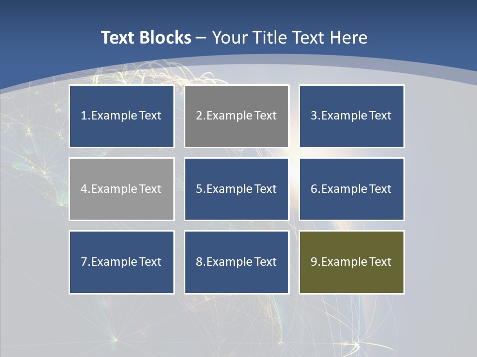 Navigate Connection Space PowerPoint Template