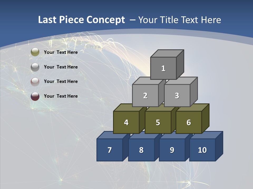 Navigate Connection Space PowerPoint Template