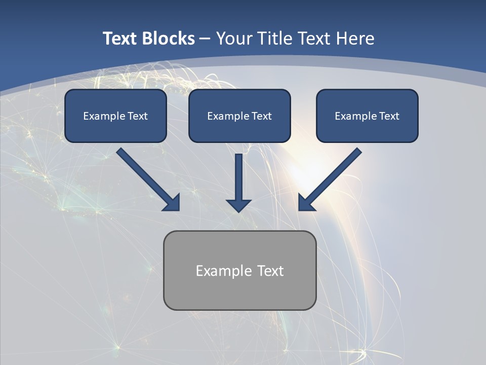 Navigate Connection Space PowerPoint Template