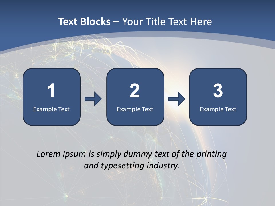 Navigate Connection Space PowerPoint Template