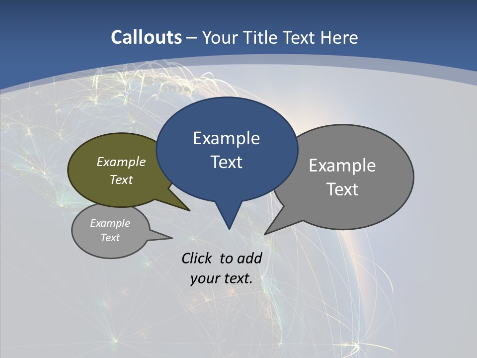 Navigate Connection Space PowerPoint Template