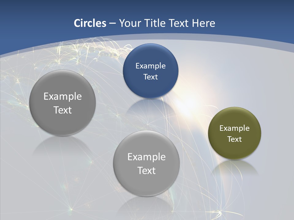 Navigate Connection Space PowerPoint Template