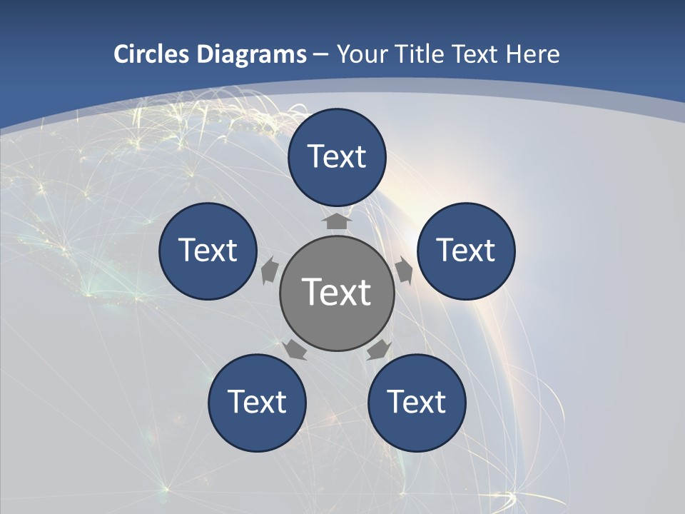 Navigate Connection Space PowerPoint Template