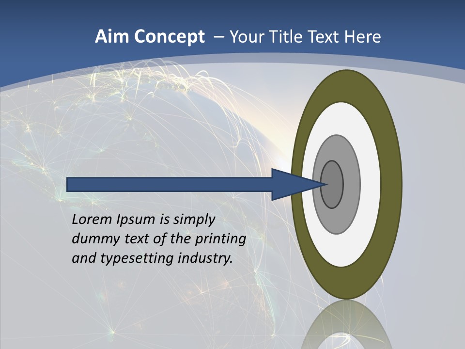 Navigate Connection Space PowerPoint Template