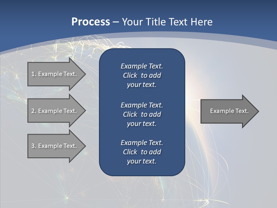 Navigate Connection Space PowerPoint Template
