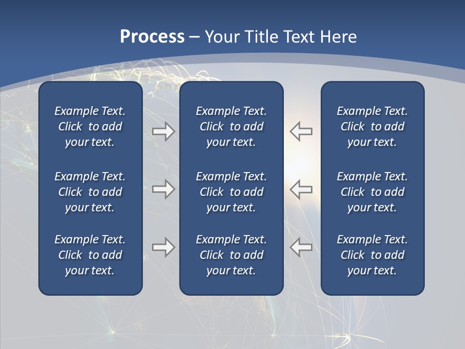 Navigate Connection Space PowerPoint Template