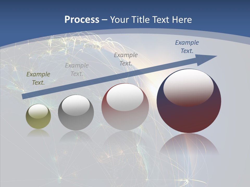 Navigate Connection Space PowerPoint Template