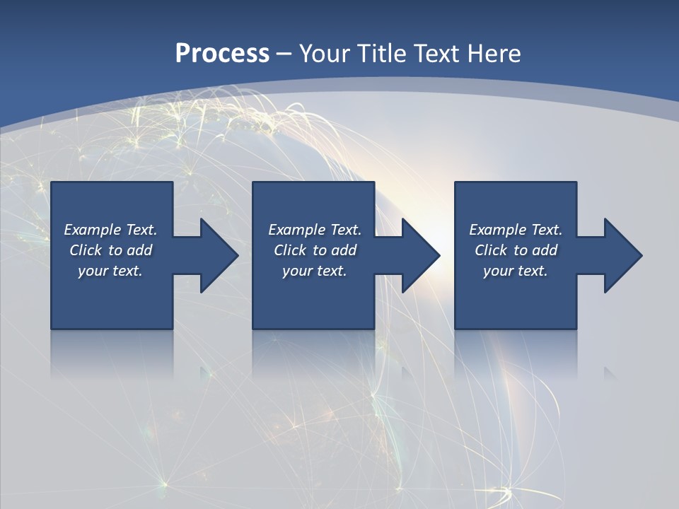 Navigate Connection Space PowerPoint Template