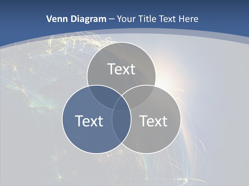 Navigate Connection Space PowerPoint Template