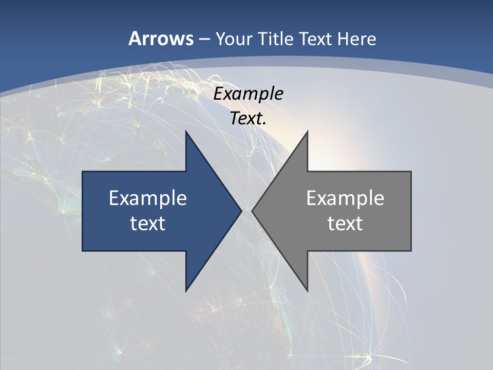 Navigate Connection Space PowerPoint Template