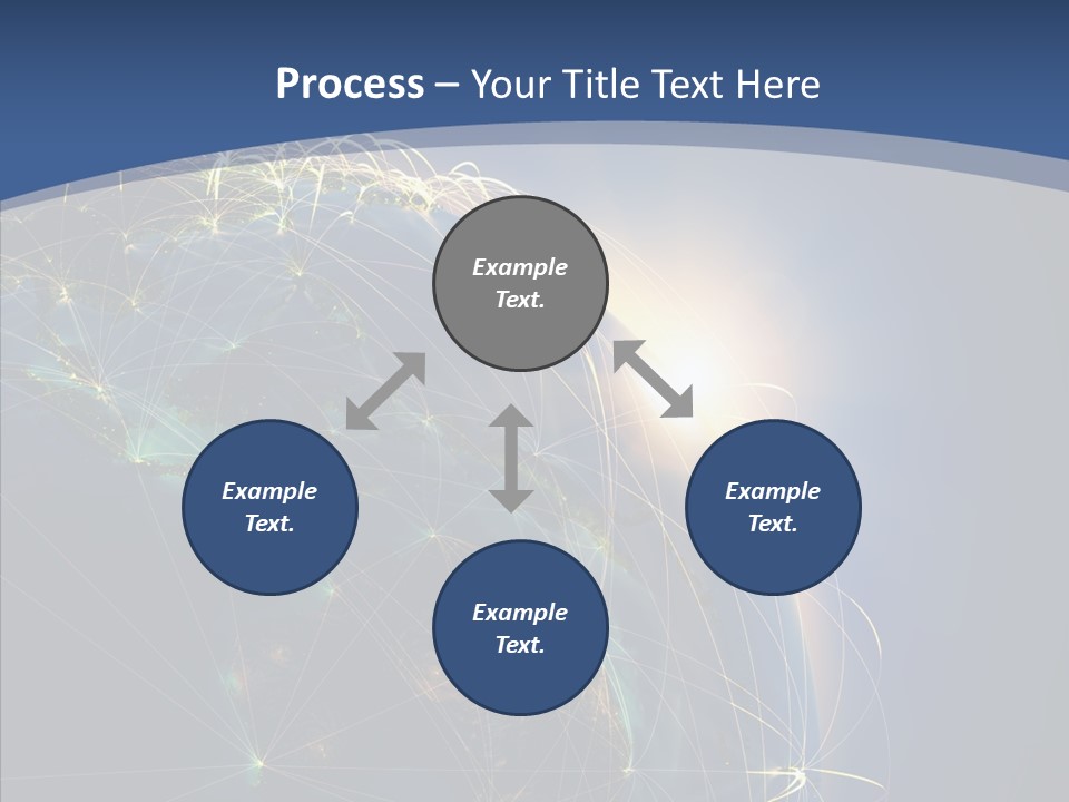 Navigate Connection Space PowerPoint Template