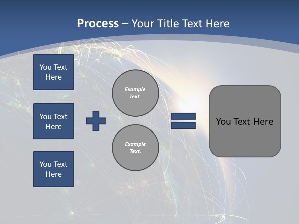 Navigate Connection Space PowerPoint Template