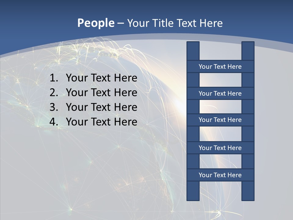 Navigate Connection Space PowerPoint Template
