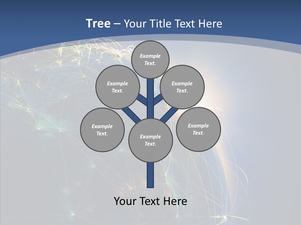 Navigate Connection Space PowerPoint Template