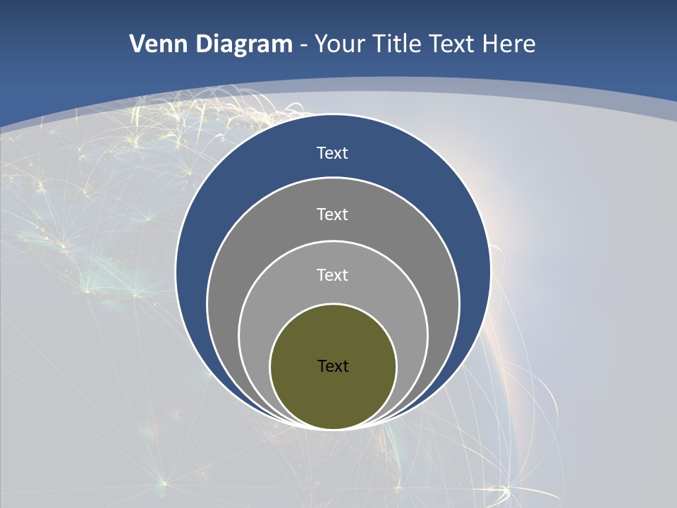 Navigate Connection Space PowerPoint Template