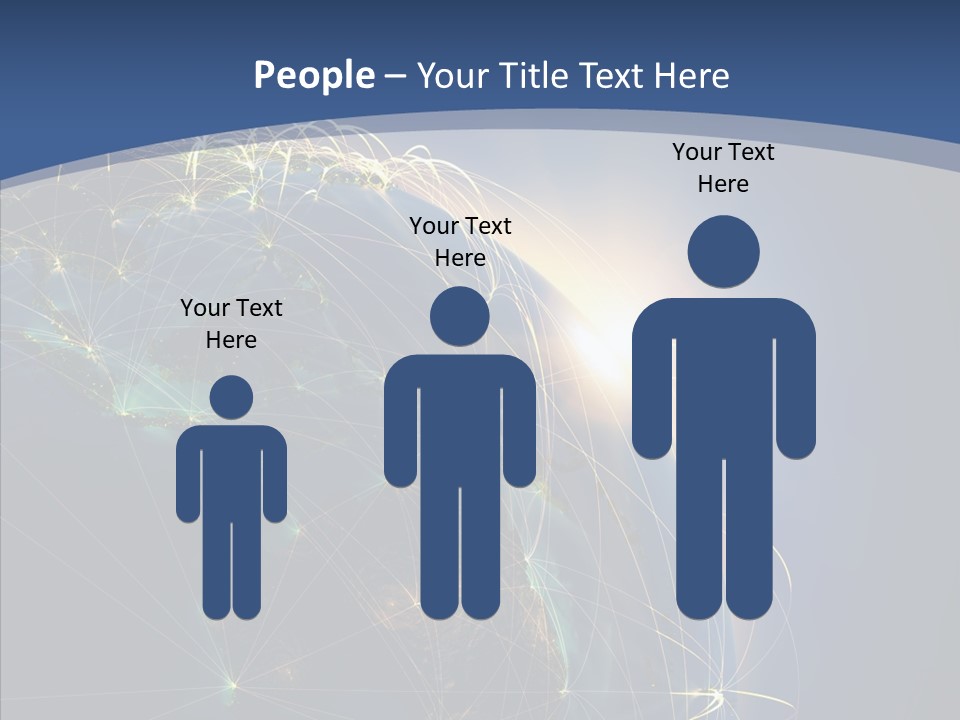 Navigate Connection Space PowerPoint Template