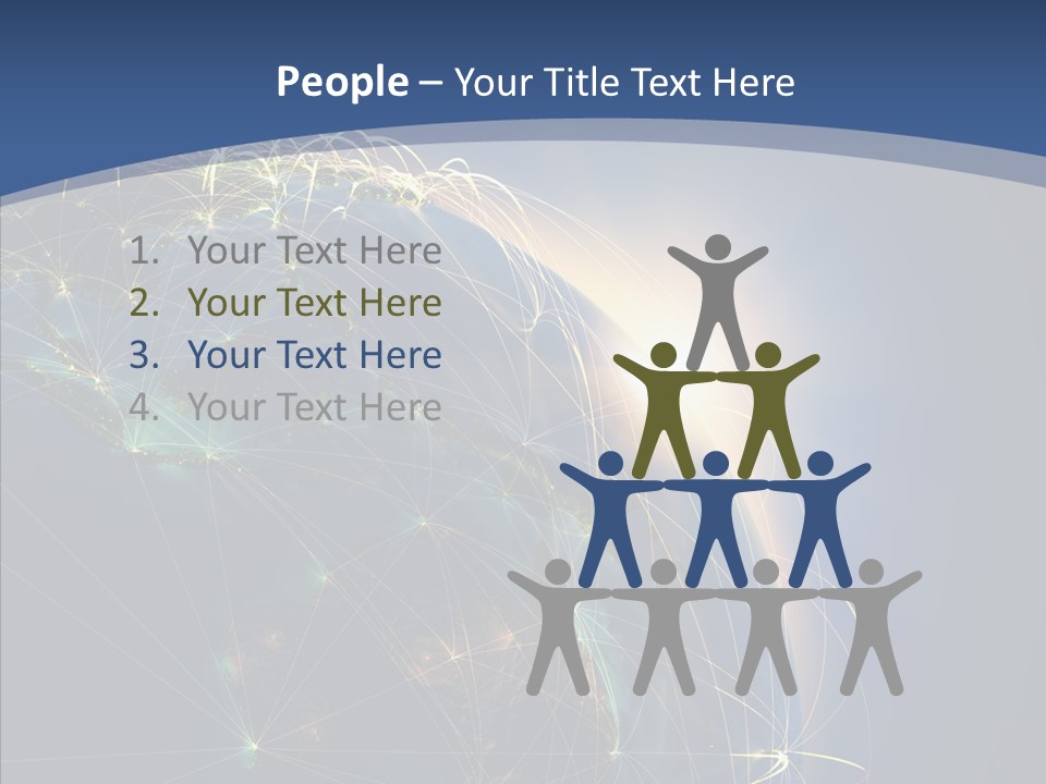 Navigate Connection Space PowerPoint Template