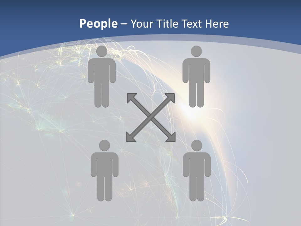 Navigate Connection Space PowerPoint Template