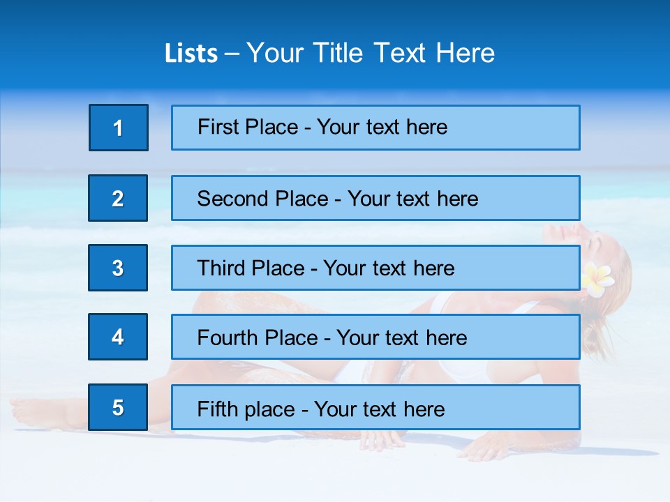 Tropical Sexy Relax PowerPoint Template